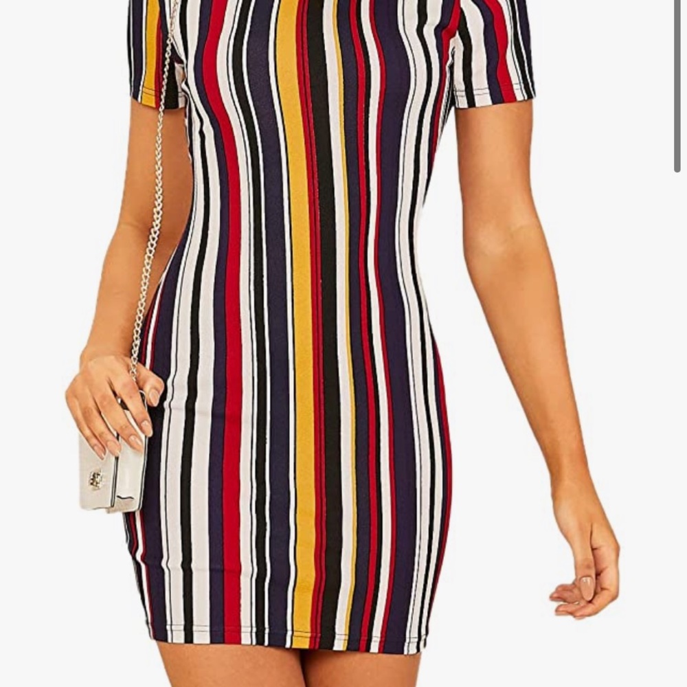 Women's Short Sleeve Mini Dress